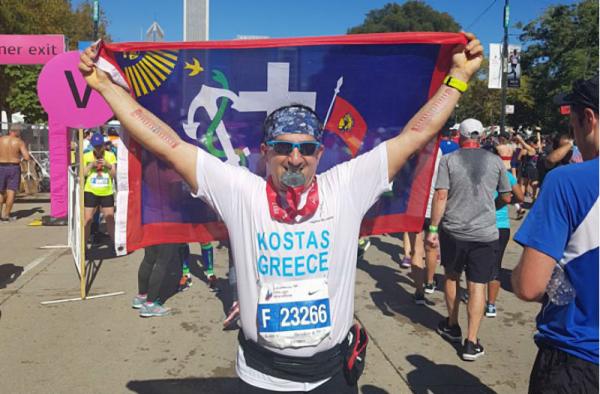 Με επιτυχία η συμμετοχή του Κώστα Κεχαγιόγλου στον Μαραθώνιο του Chicago