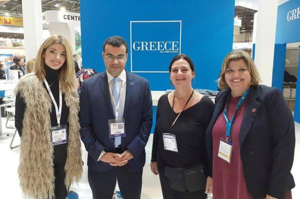 Γ. Κουκουδάκης  και Μ. Κάτσικα στη Διεθνή έκθεση Τουρισμού World Travel Market στο Λονδίνο