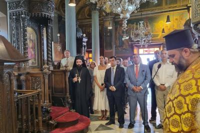 Δοξολογία στον Καθεδρικό Ναό Ύδρας για τα Κουντουριώτεια