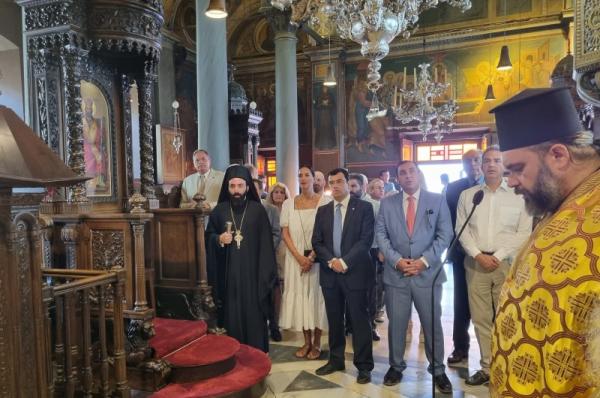 Δοξολογία στον Καθεδρικό Ναό Ύδρας για τα Κουντουριώτεια