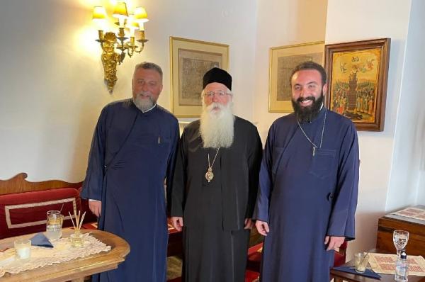 Από την επίσκεψη του Μητροπολίτη Δημητριάδος και Αλμυρού ΙΓΝΑΤΙΟΥ στην Ύδρα