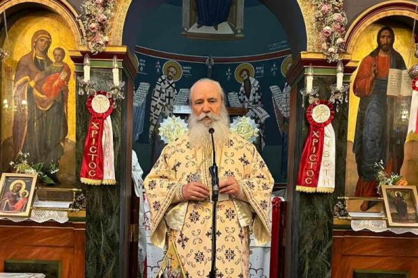 Ο Ποιμενάρχης μας κ. ΕΦΡΑΙΜ ιερούργησε στην ενορία του Ευαγγελισμού της Θεοτόκου στην Κυψέλη της Αίγινας