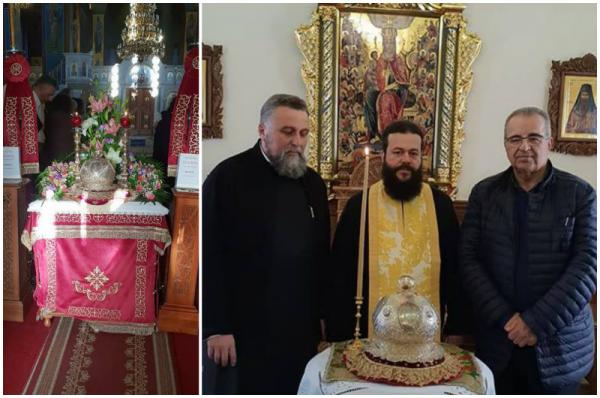 Επέστρεψε η τιμία κάρα του Αγίου Κωνσταντίνου στην Ύδρα