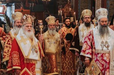 Ο Μητροπολίτης ΕΦΡΑΙΜ προεξήρχε της πολυαρχιερατικής Θ. Λειτουργίας στον Καθεδρικό Ναό Θ. Αναλήψεως Κατερίνης στην Πιερία