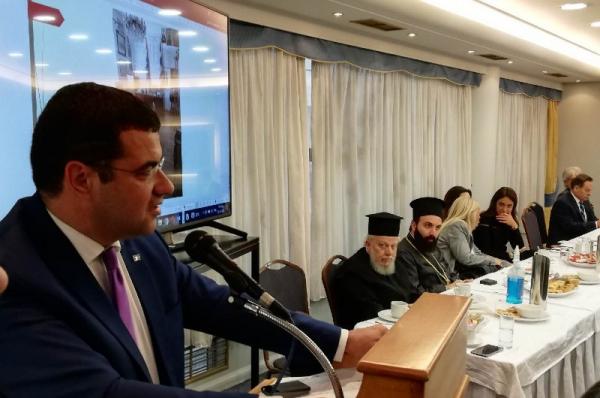 Στον εορτασμό  του Αγίου Κωνσταντίνου του Υδραίου στον Πειραιά συμμετείχε ο Δήμαρχος Ύδρας