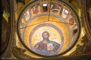 Ξεκίνημα   της νεανικής συντροφιάς στο εντευκτήριο της Ιεράς Μητρόπολης Ύδρας