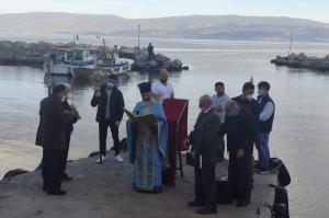 Ο Αγιασμός  των υδάτων στο Καμίνι της Ύδρας