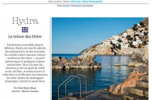 Γαλλικό περιοδικό κάνει αφιέρωμα στην Ύδρα και μαγνητίζει τους επισκέπτες
