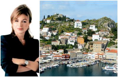 Η Ιωάννα Παπαδοπούλου συνεχίζει το έργο προσφοράς για την Ύδρα