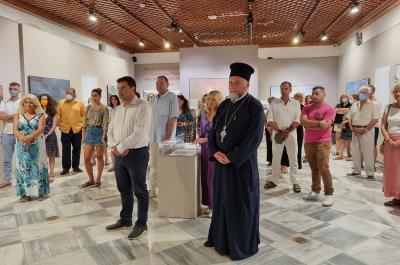 Τον Ποιμενάρχη ΕΦΡΑΙΜ εκπροσώπησε στις δύο Εκθέσεις ο Γεν. Αρχιερατικός Επίτροπος πρωτ. π. Ακίνδυνος Δαρδανός