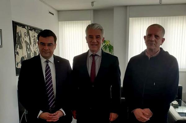 Συνάντηση Γ. Κουκουδάκη με τον Πρέσβη της Γερμανίας Έρνστ Ράιχελ για δράσεις πολιτιστικής συνεργασίας