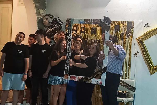 Από την τελετή αποφοίτησης των μαθητών/τριών της Γ' Λυκείου του ΓΕΛ Ύδρας