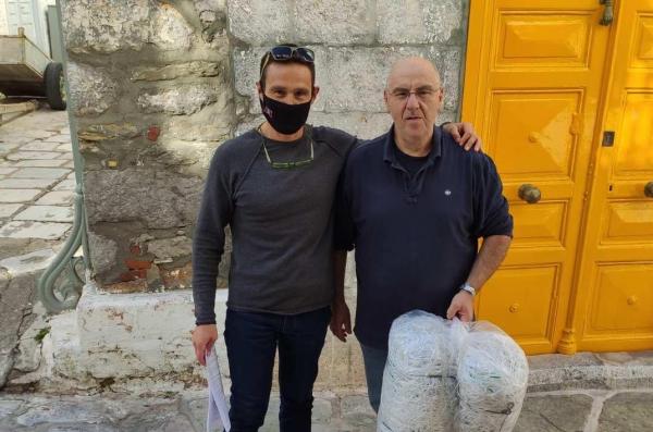 Ευχαριστήριο του Αντιδημάρχου Μ. Καραμήτσου προς τον Πρόεδρο της εταιρίας ΕΤΕΚΑ και της ΠΑΕ ΑΤΡΟΜΗΤΟΣ κ. Γιώργο Σπανό