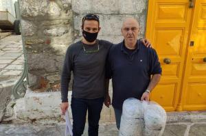 Ευχαριστήριο του Αντιδημάρχου Μ. Καραμήτσου προς τον Πρόεδρο της εταιρίας ΕΤΕΚΑ και της ΠΑΕ ΑΤΡΟΜΗΤΟΣ κ. Γιώργο Σπανό