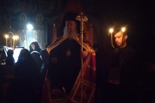 Ο Μητροπολίτης ΕΦΡΑΙΜ χοροστάτησε στην πανηγυρίζουσα  Ιερά Μονή του Αγίου Μηνά Αιγίνης