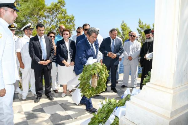 Ο Αντιπεριφερειάρχης Νήσων Π. Χατζηπέρος συμμετείχε στις εορταστικές εκδηλώσεις "Κουντουριώτεια 2019"