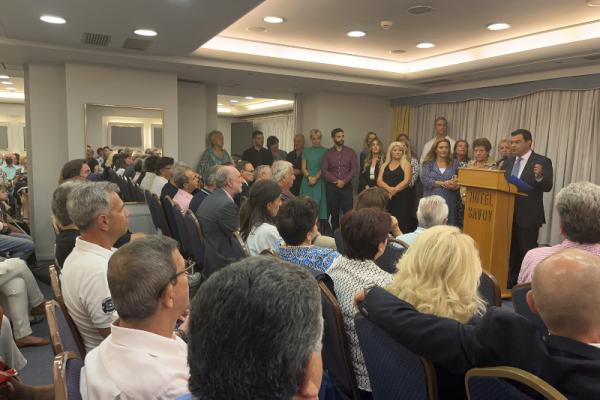 Με επιτυχία  η προεκλογική ομιλία του Γιώργου Κουκουδάκη στον Πειραιά