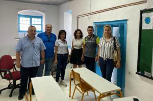 Η Αντιπεριφερειάρχης Νήσων Β. Μπόγρη Θεοδωρακοπούλου για το 1ο Δημοτικό και τον Βρεφονηπιακό Σταθμό