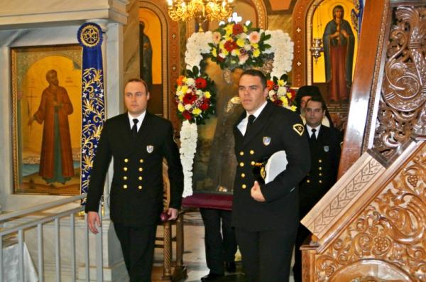 Γιορτάστηκε με επισημότητα η μνήμη του Αγίου Κωνσταντίνου από τον Υδραϊκό Σύνδεσμο Πειραιά