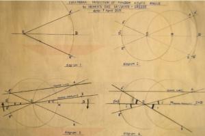Ευκλείδια τριχοτόμηση τυχαίας οξείας γωνίας από τον Γιώργο Σπ. Βασιλείου