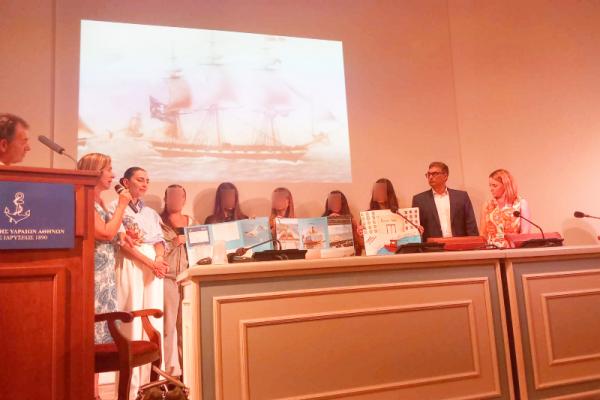 Από τη συμμετοχή του Γυμνασίου Ύδρας στο 15ο Ναυτιλιακό Συνέδριο Ύδρας
