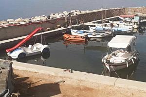 Ξεκίνησαν και πάλι οι εργασίες της δεύτερης φάσης της επισκευής του λιμανιού στο Καμίνι