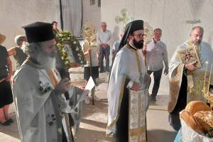 Με κατάνυξη  ο Πανηγυρικός Εσπερινός στον Ι. Ναό Τιμίου Προδρόμου Καμινίων