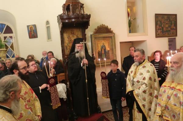 Με λαμπρότητα  ο Μέγας Αρχιερατικός Εσπερινός στον πανηγυρίζοντα Ναό Υπαπαντής του Κυρίου, χοροστατούντος του Σεβ. Ποιμενάρχη μας κ. ΕΦΡΑΙΜ