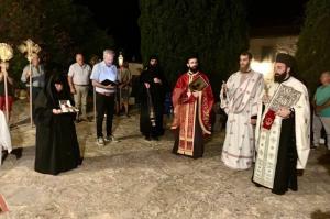 Με κατάνυξη γιόρτασε η Ι. Mονή Αγίας Ευπραξίας - Τον Ποιμενάρχη ΕΦΡΑΙΜ εκπροσώπησε ο Πρωτοσύγκελλος Αρχιμ. π. Νεκτάριος Δαρδανός