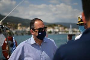 Υ.Ν.Α.Ν.Π. Γιάννης Πλακιωτάκης από τις Σπέτσες: "Πρώτα η ασφάλεια της Δημόσιας Υγείας"