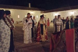 Ο Μητροπολίτης 'Υδρας ΕΦΡΑΙΜ προεξήρχε της Ιεράς Αγρυπνίας στο Μοναστήρι του Προφήτη Ηλία