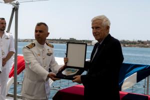 Νέα δωρεά  στο Πολεμικό Ναυτικό από τον Πάνο Λασκαρίδη - Τελετή ονοματοδοσίας και ένταξης του ΠΓΥ-ΕΕ «ΠΕΡΣΕΑΣ»