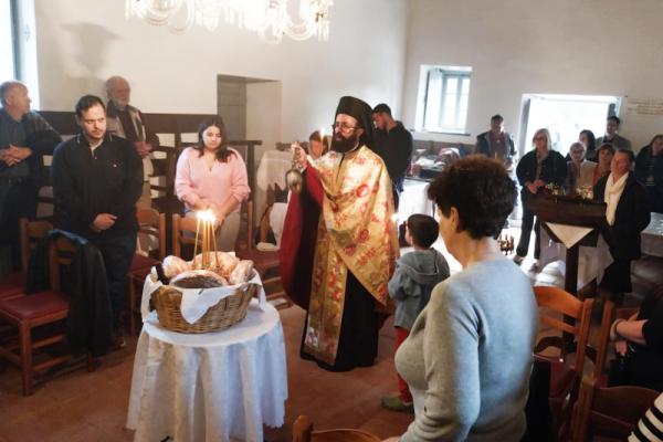 Από τον εσπερινό στον Ι. Ναό Αγίου Γεωργίου στου Κουντουριώτη