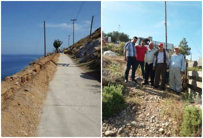 Oλοκληρώθηκε με επιτυχία το έργο σύνδεσης της περιοχής Αγίου Νικολάου με το κεντρικό δίκτυο ύδρευσης