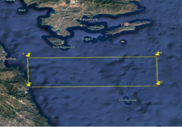 Ενεργοποιείται το πεδίο βολής Ύδρα σύμφωνα με ανακοίνωση της λιμενικής αρχής