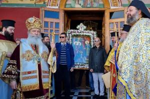 Με λαμπρότητα   προεξάρχοντος του Μητροπολίτη ΕΦΡΑΙΜ η Αρχιερατική Θ. Λειτουργία στην ενορία των Εισοδίων Θεοτόκου - Παναγίτσα - Αιγίνης