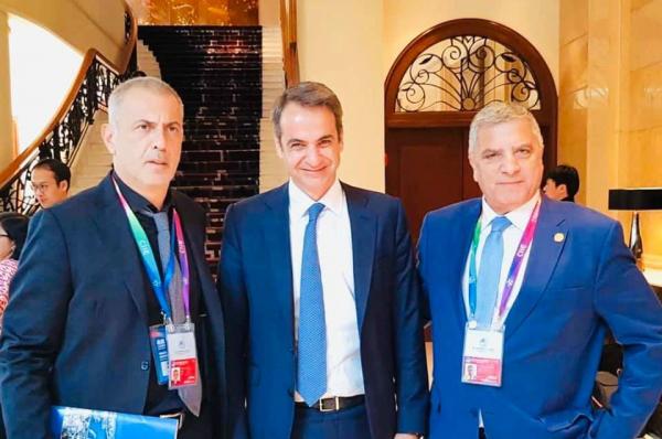 Στη σύσκεψη  της Ελληνικής αποστολής υπό τον Πρωθ. Κ. Μητσοτάκη με τον Πρόεδρο της Cosco, ο Περιφερειάρχης Αττικής Γ. Πατούλης