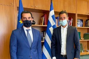 Ο Γιάννης Μελάς συναντήθηκε με τον Υπουργό Περιβάλλοντος &amp; Ενέργειας K. Σκρέκα