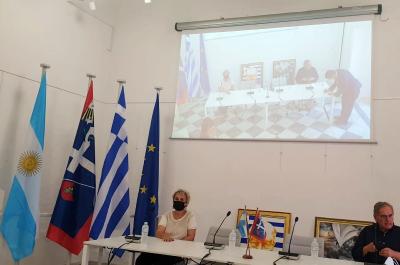 Τον Μητροπολίτη ΕΦΡΑΙΜ εκπροσώπησε ο Γεν. Αρχ. Επίτροπος π. Ακίνδυνος Δαρδανός στην εκδήλωση του Δήμου Ύδρας