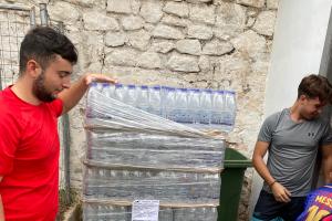 Ευχαριστήριο του Προέδρου του ΑΟΥ, Π. Μαρκαντώνη για τη χορηγία του Δ. Λεριού