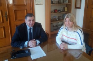 Συνάντηση της Βουλευτού Γ. Γεννιά με τον Πρόεδρο του ΕΒΕΠ Β. Κορκίδη