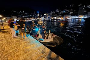 Φωτιά νοτιοδυτικά  της Ύδρας - Επιχειρεί το Εθελοντικό Πυροσβεστικό Κλιμάκιο