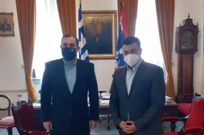 Με τον Υφυπουργό Ναυτιλίας και Νησιωτικής Πολιτικής Κ. Κατσαφάδο συναντήθηκε ο Δήμαρχος Ύδρας Γ. Κουκουδάκης