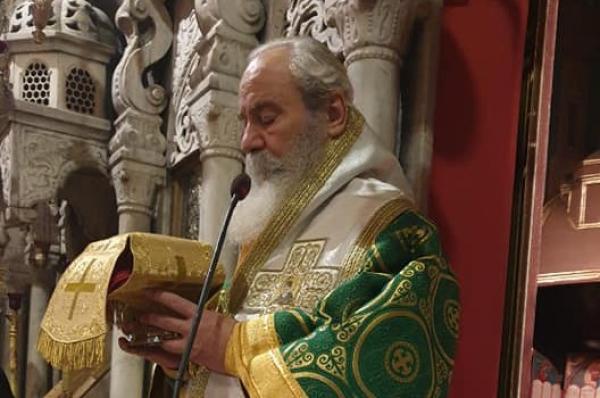 Ο Σεβασμιότατος  κ. Εφραίμ ιερούργησε σήμερα, Κυριακή προ της του Χριστού Γεννήσεως στον Ιερό Καθεδρικό Ναό