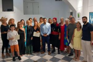 Συναντήσεις και Χαιρετισμοί Δημάρχου Ύδρας Γ. Κουκουδάκη στα εγκαίνια εκθέσεων