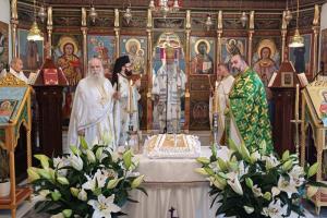 Tο Σάββατο  19 Ιουλίου ο Σεβ. ποιμενάρχης μας κ. ΕΦΡΑΙΜ ιερούργησε και μίλησε διδακτικά περί των Ι. Μνημοσύνων στον Eνοριακό Ναό Αγ. Δημητρίου Ύδρας