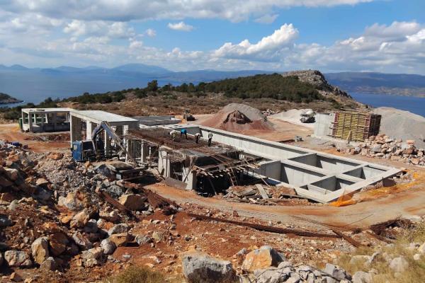 Σε εξέλιξη  η υλοποίηση του έργου του Βιολογικού Καθαρισμού της Ύδρας