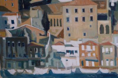 Έκθεση ζωγραφικής  του Tom Powell στο Ιστορικό Αρχείο - Μουσείο Ύδρας