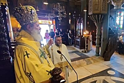 Στην εορτή Μεταμορφώσεως του Σωτήρος Χριστού στον Καθεδρικό Ναό ιερούργησε ο Μητροπολίτης Ύδρας κ. ΕΦΡΑΙΜ
