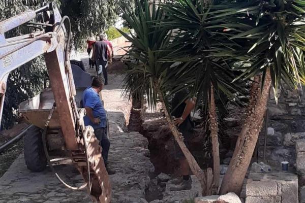 Επανεκκίνηση του έργου αντικατάστασης των σωληνώσεων αμιάντου που είχε διακοπεί λόγω τουριστικής περιόδου